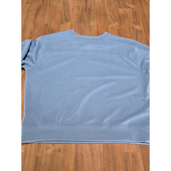 A New Day  Light Blue Long Sleeve Athletic Sweater   L - Picture 4 of 4